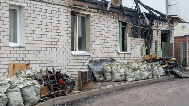 Professional Soot Cleanup technician working in Odenton, MD